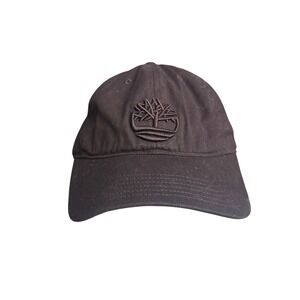 Timberland Black Tonal Embroidered Tree Logo Snapback Cap Hat Men's OSFA‎